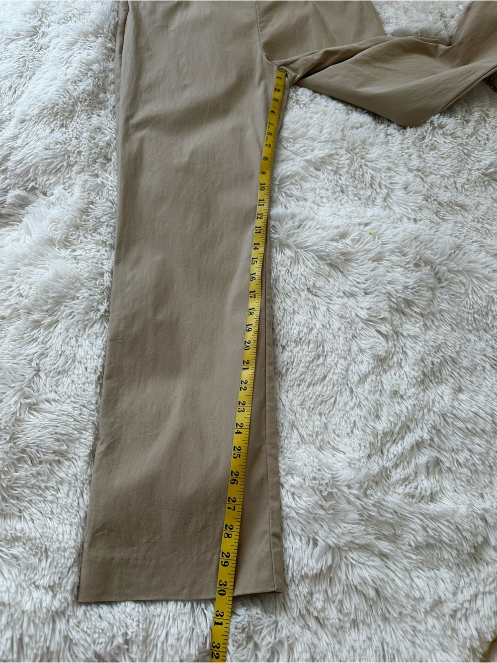 CHICO’S So Slimming Brigitte Slim Leg Pants Tan Sand Workwear Office Size 12 NWT - Picture 6 of 10